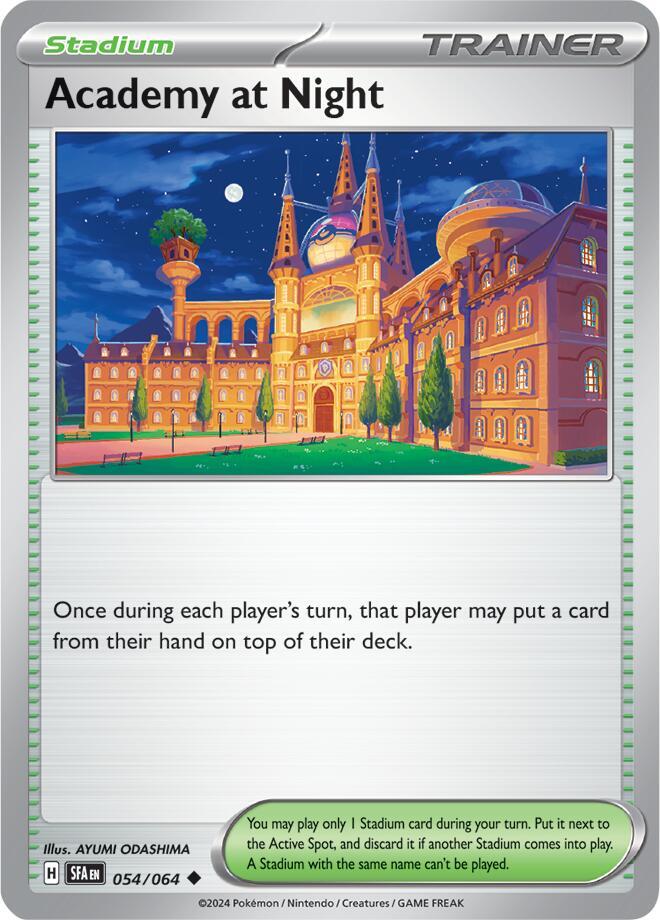 Academy at Night, SV: Shrouded Fable 054/064