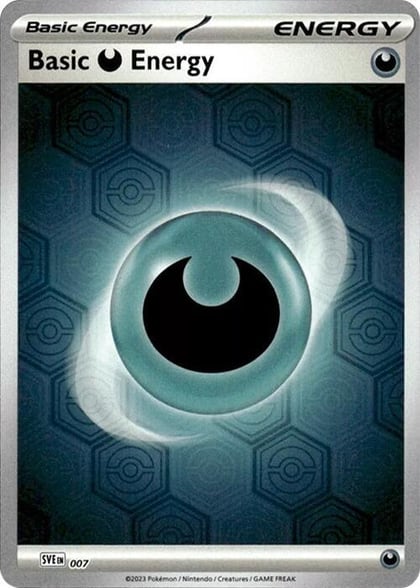Basic Darkness Energy (Reverse Holofoil), SV: Shrouded Fable 7