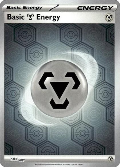 Basic Metal Energy (Reverse Holofoil), SV: Shrouded Fable 8