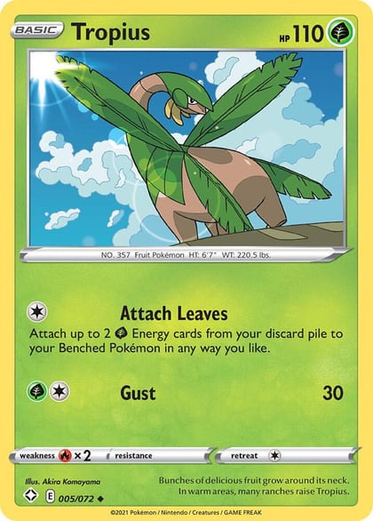 Tropius, Shining Fates 005/072