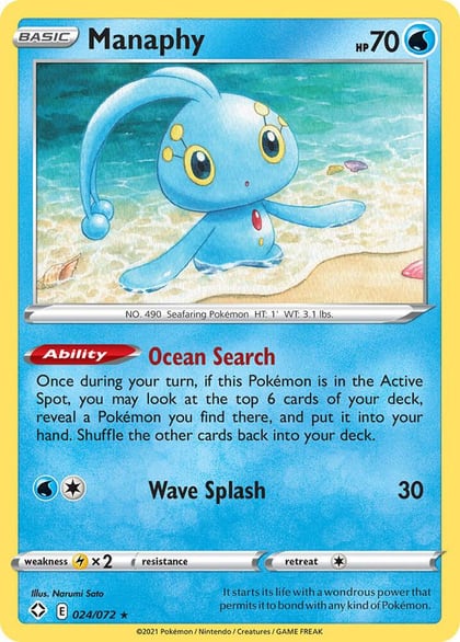 Manaphy, Shining Fates 024/072