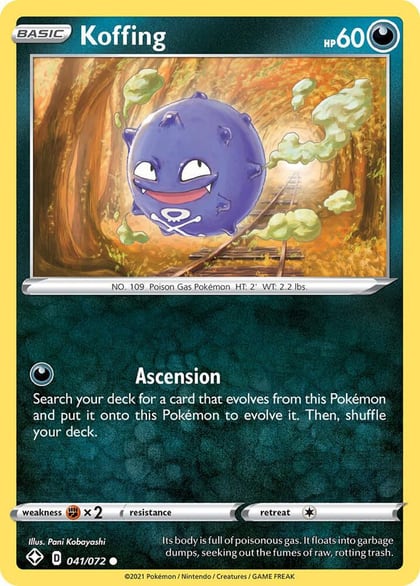 Koffing, Shining Fates 041/072