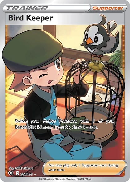 Bird Keeper (Full Art), Shining Fates 066/072