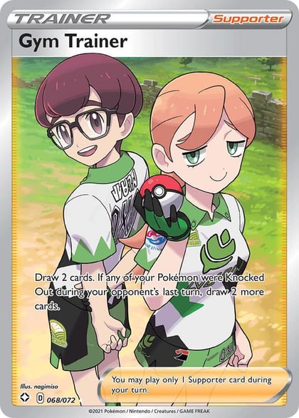 Gym Trainer (Full Art), Shining Fates 068/072