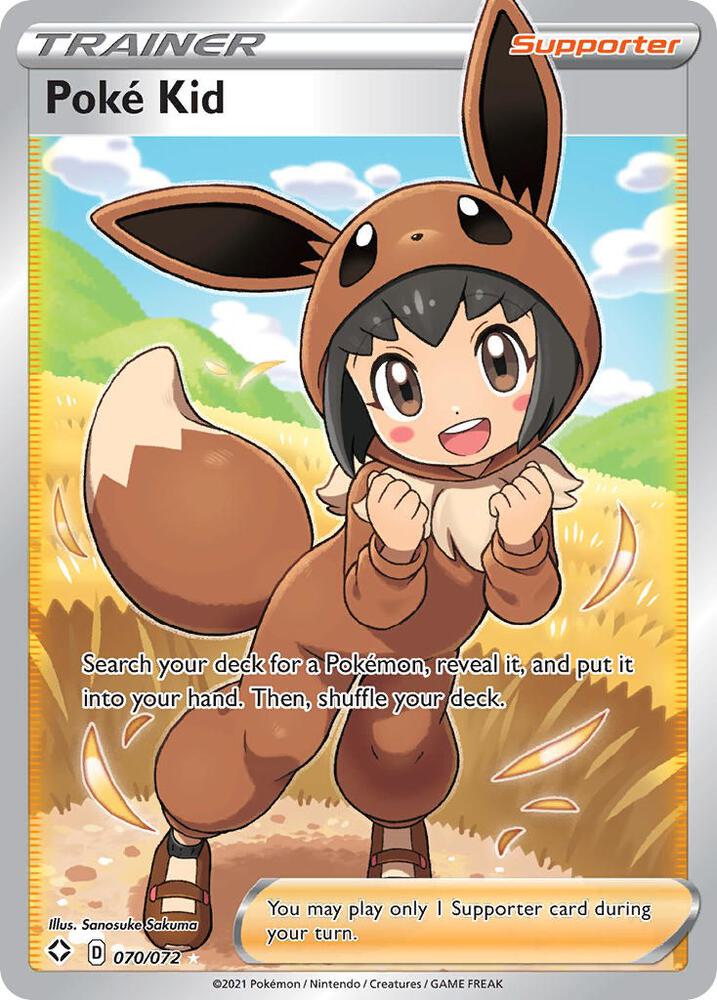 Poke Kid (Full Art), Shining Fates 070/072