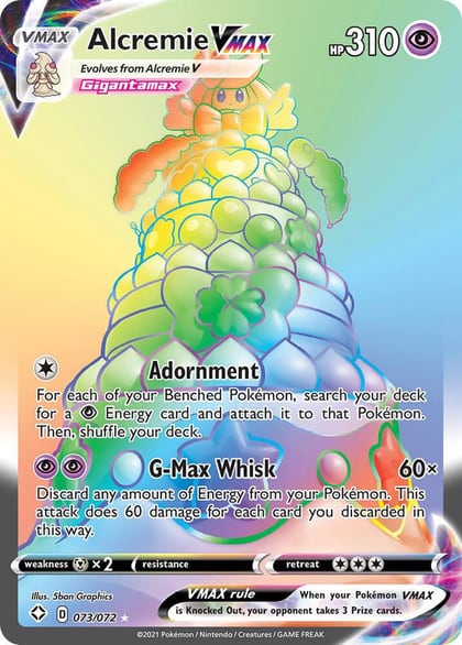 Alcremie VMAX (Secret), Shining Fates 073/072