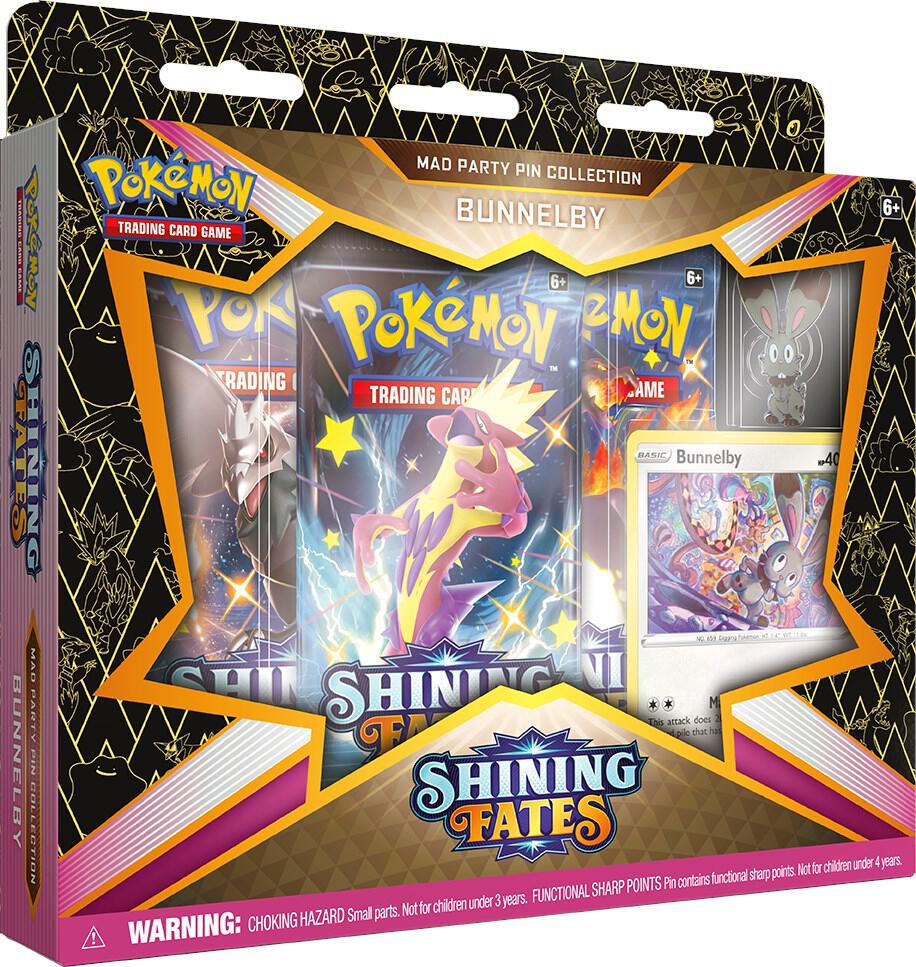 Shining Fates Mad Party Pin Collection [Bunnelby], Shining Fates P228826