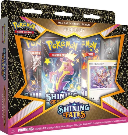 Shining Fates Mad Party Pin Collection [Bunnelby], Shining Fates P228826