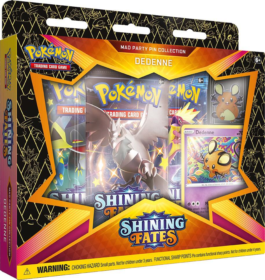 Shining Fates Mad Party Pin Collection [Dedenne], Shining Fates P228827