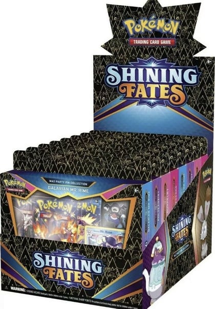 Shining Fates Mad Party Pin Collection Display, Shining Fates P233315