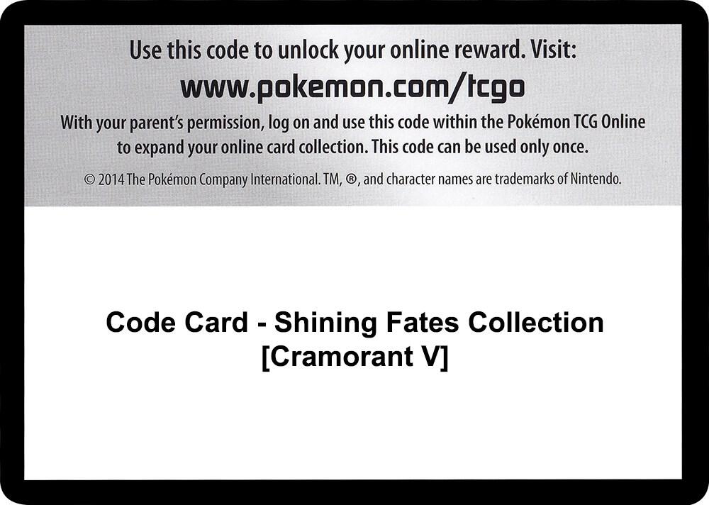 Code Card - Shining Fates Collection [Cramorant V], Shining Fates P251466
