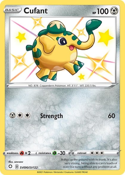 Cufant, Shining Fates: Shiny Vault SV090/SV122