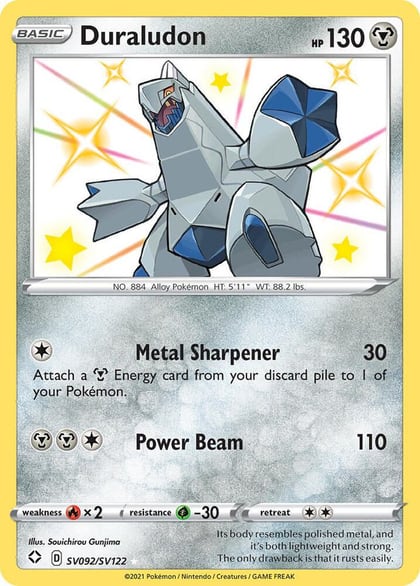 Duraludon, Shining Fates: Shiny Vault SV092/SV122