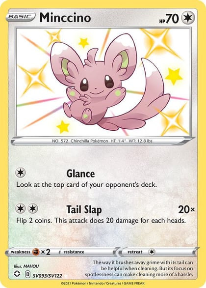 Minccino, Shining Fates: Shiny Vault SV093/SV122