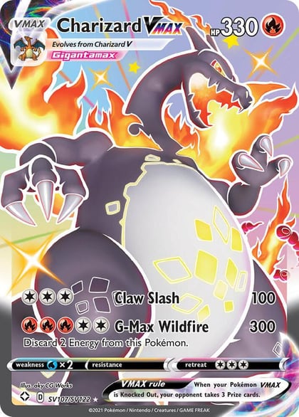Charizard VMAX, Shining Fates: Shiny Vault SV107/SV122