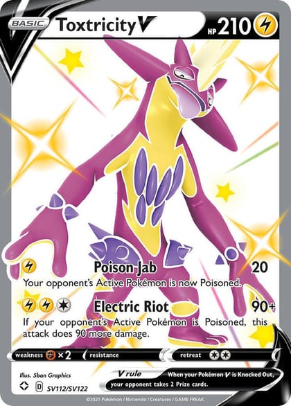 Toxtricity V, Shining Fates: Shiny Vault SV112/SV122
