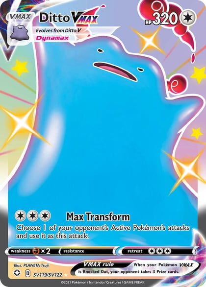 Ditto VMAX, Shining Fates: Shiny Vault SV119/SV122