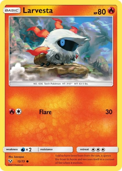 Larvesta, Shining Legends 12/73