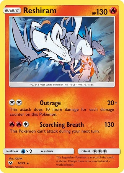 Reshiram, Shining Legends 14/73