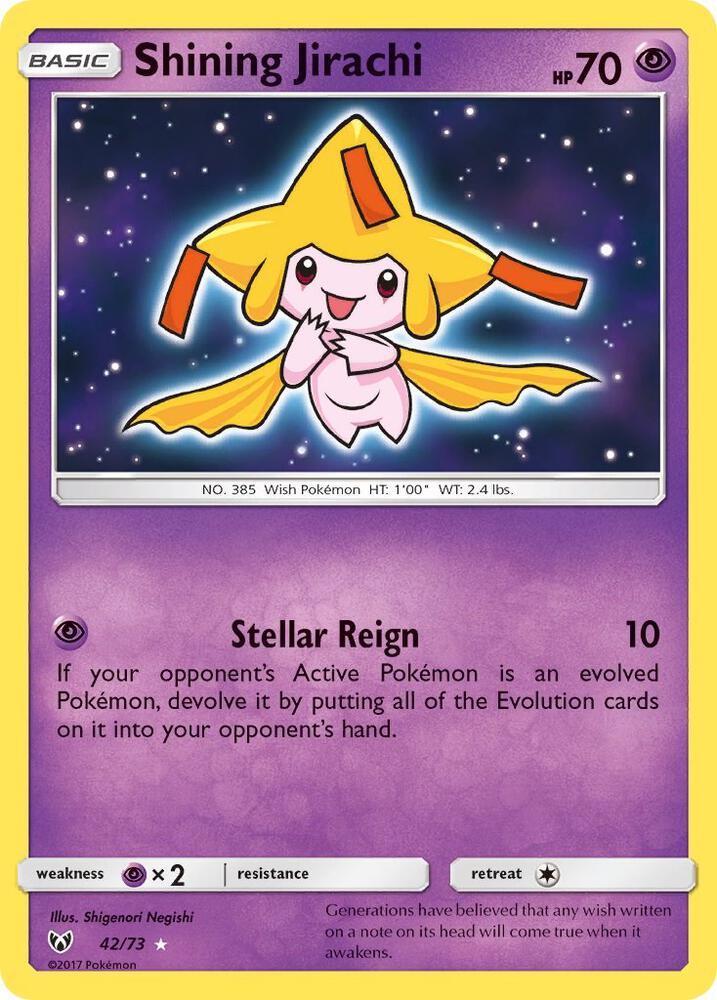 Shining Jirachi, Shining Legends 42/73