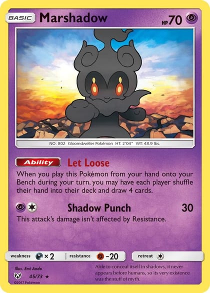 Marshadow, Shining Legends 45/73