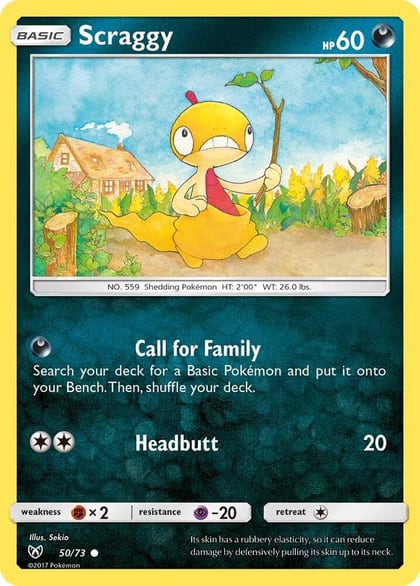 Scraggy, Shining Legends 50/73