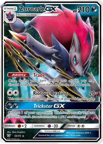 Zoroark GX, Shining Legends 53/73