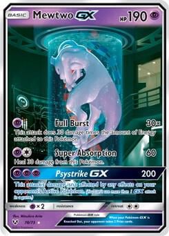 Mewtwo GX (Secret Shining), Shining Legends 78/73