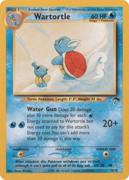 Wartortle, Southern Islands 15/18