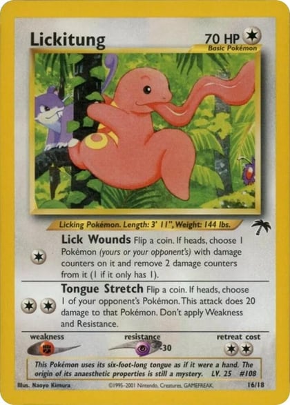 Lickitung, Southern Islands 16/18