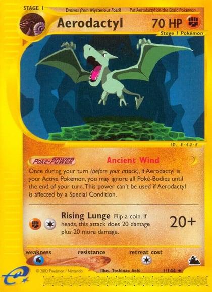 Aerodactyl, Skyridge 001/144