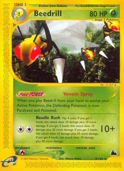 Beedrill (5), Skyridge 005/144