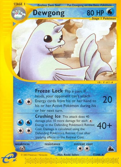 Dewgong (7), Skyridge 007/144