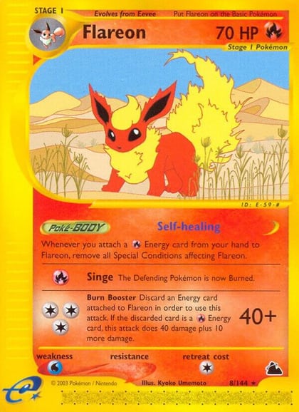 Flareon (8), Skyridge 008/144