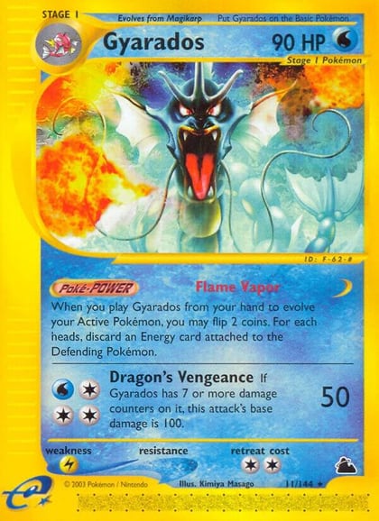 Gyarados (11), Skyridge 011/144