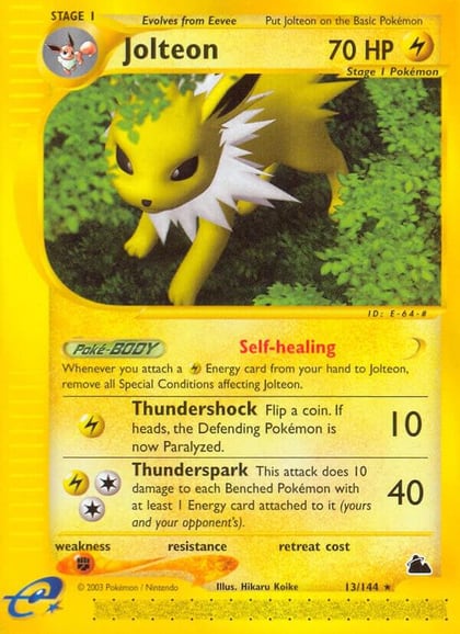 Jolteon (13), Skyridge 013/144