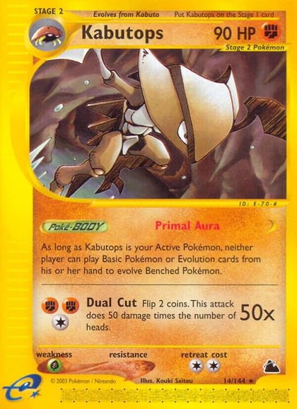 Kabutops (14), Skyridge 014/144