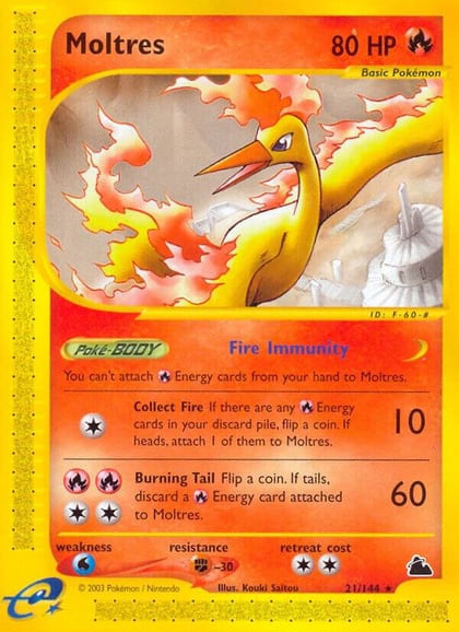 Moltres, Skyridge 021/144