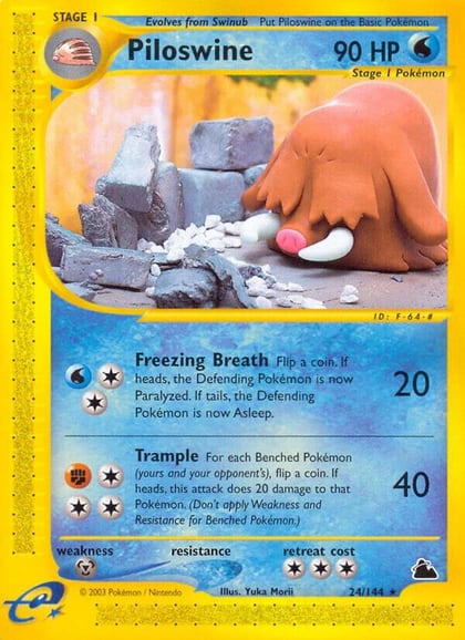Piloswine (24), Skyridge 024/144