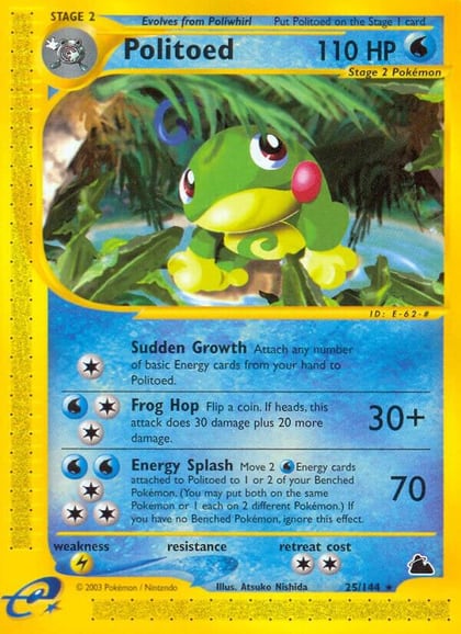 Politoed (25), Skyridge 025/144