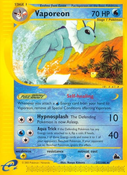Vaporeon, Skyridge 033/144