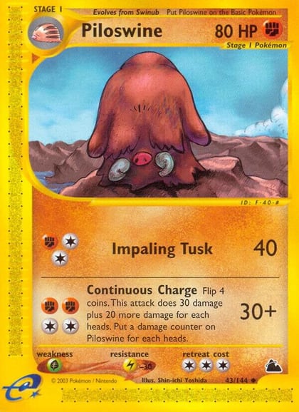 Piloswine (43), Skyridge 043/144