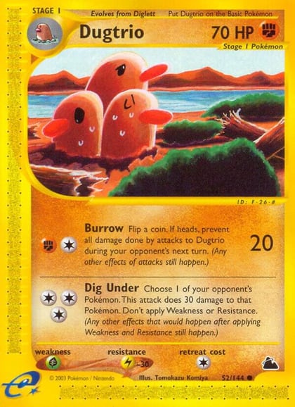 Dugtrio, Skyridge 052/144