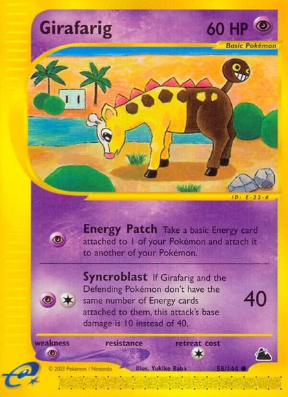 Girafarig, Skyridge 058/144