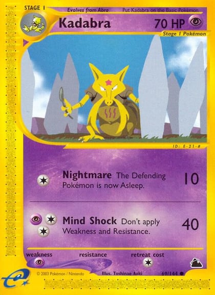 Kadabra, Skyridge 069/144