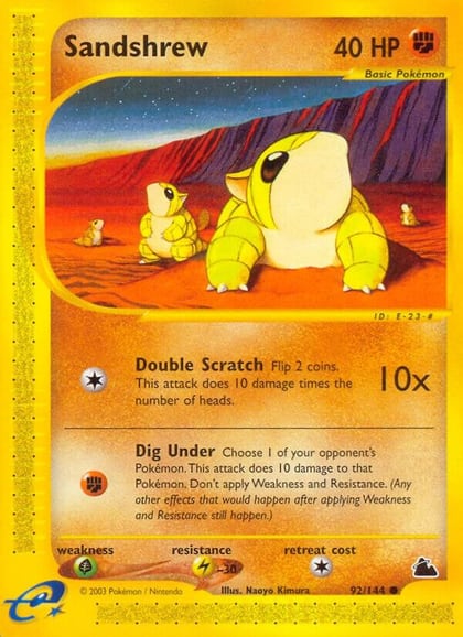 Sandshrew, Skyridge 092/144