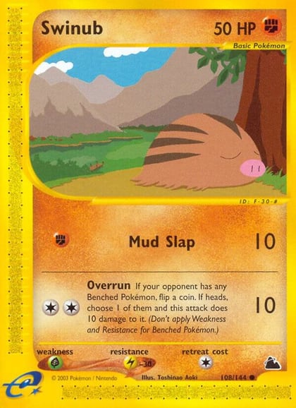 Swinub (108), Skyridge 108/144