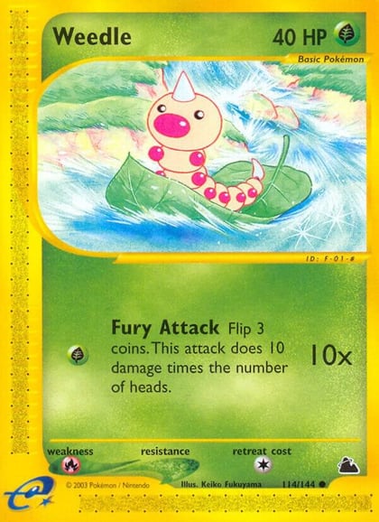 Weedle (114), Skyridge 114/144