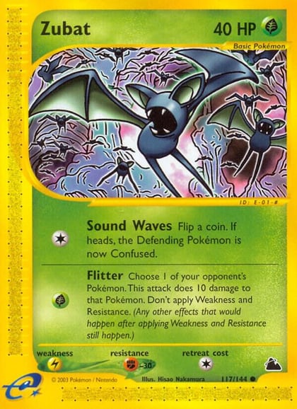Zubat (117), Skyridge 117/144