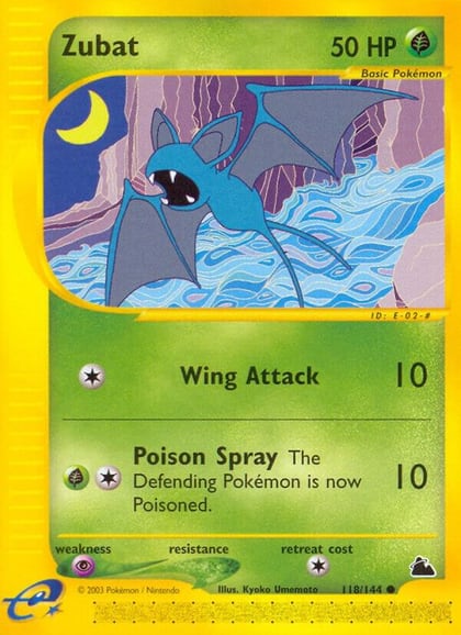 Zubat (118), Skyridge 118/144